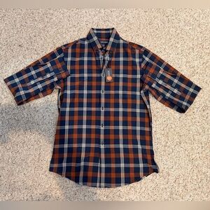 NWT Mizzen + Main City Flannel Trim Tall Fit